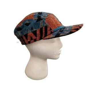 Carbon Men's Black/Orange/Blue Poly/Wool Adj Cap